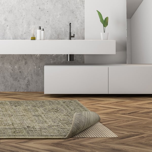 slide 1 of 2, Con-Tact Brand Eco-Stay Non-slip Rug Pad (8' x 11') - Natural - 8' x 11'