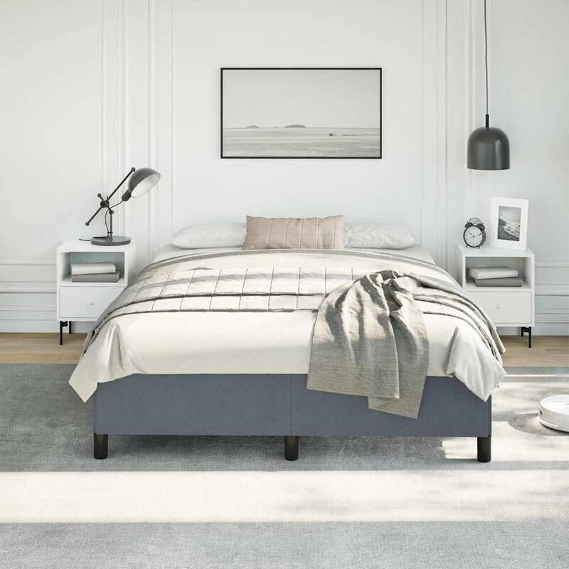 vidaXL Bed Frame, Velvet, No Mattress