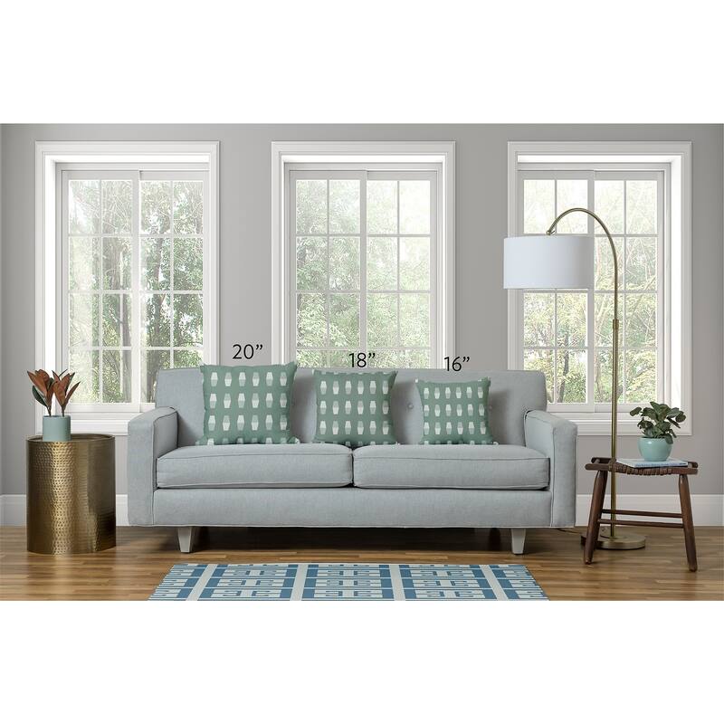 Anchored Nautical Indoor/Outdoor Throw Pillow
