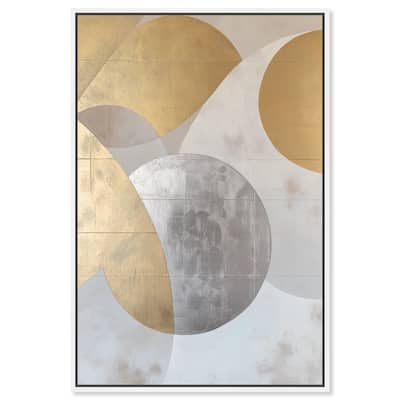 Golden Orb I Canvas by Art Remedy