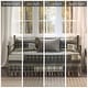 preview thumbnail 4 of 6, Woolrich Winter Plains Tan/ Gray Year Round Cotton Printed 5 Pieces Day Bed Cover Set