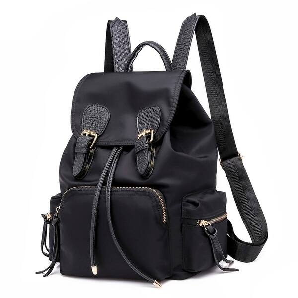 Shop Soft Leather Casual Fashion Women Nylon Graffiti Handbags Backpack Shoulder Bag On Sale Overstock 27517346