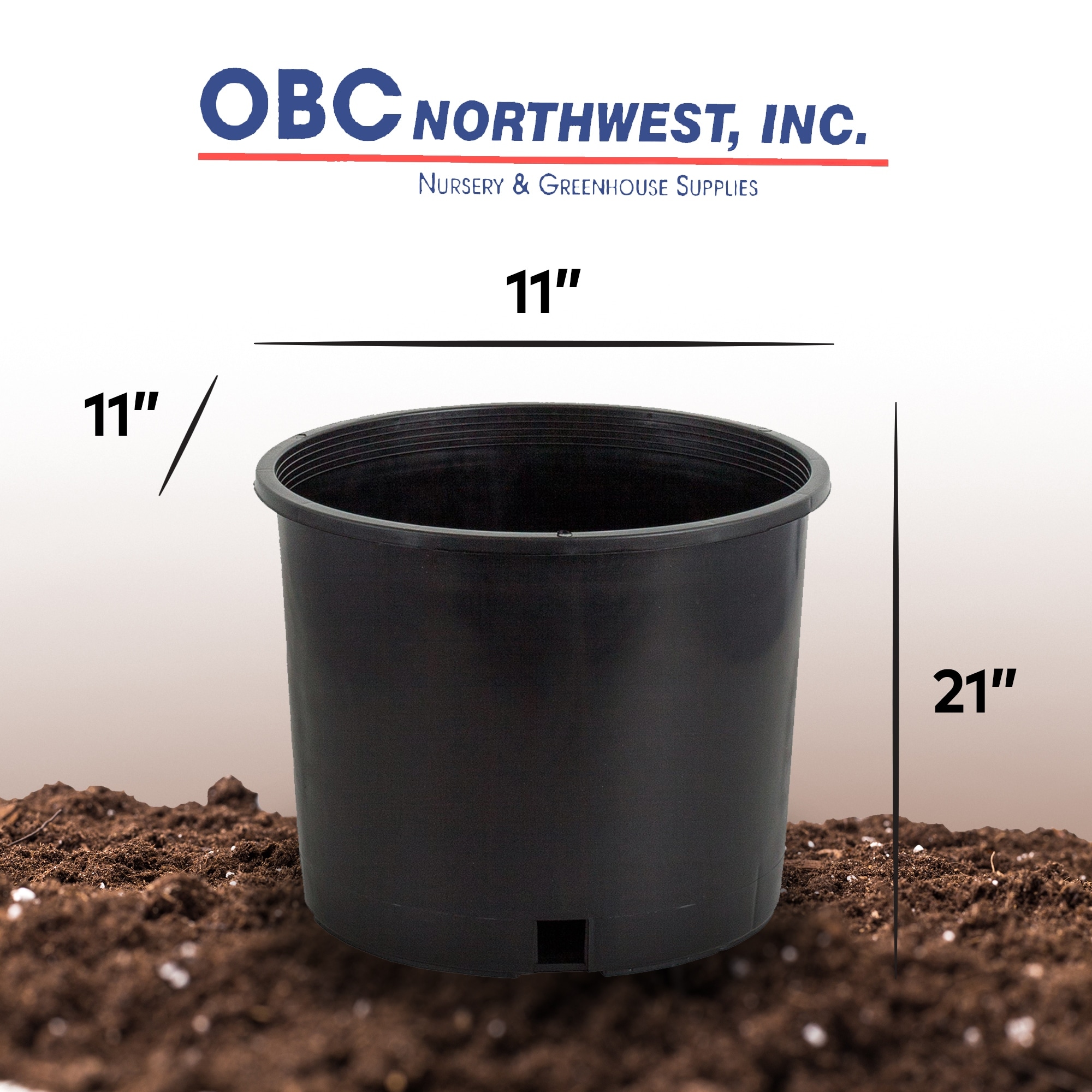Pro Cal 5 Gallon Premium Nursery Black Plastic Planter Garden Grow Pots, 5  Pack - 1 - Bed Bath & Beyond - 35462782