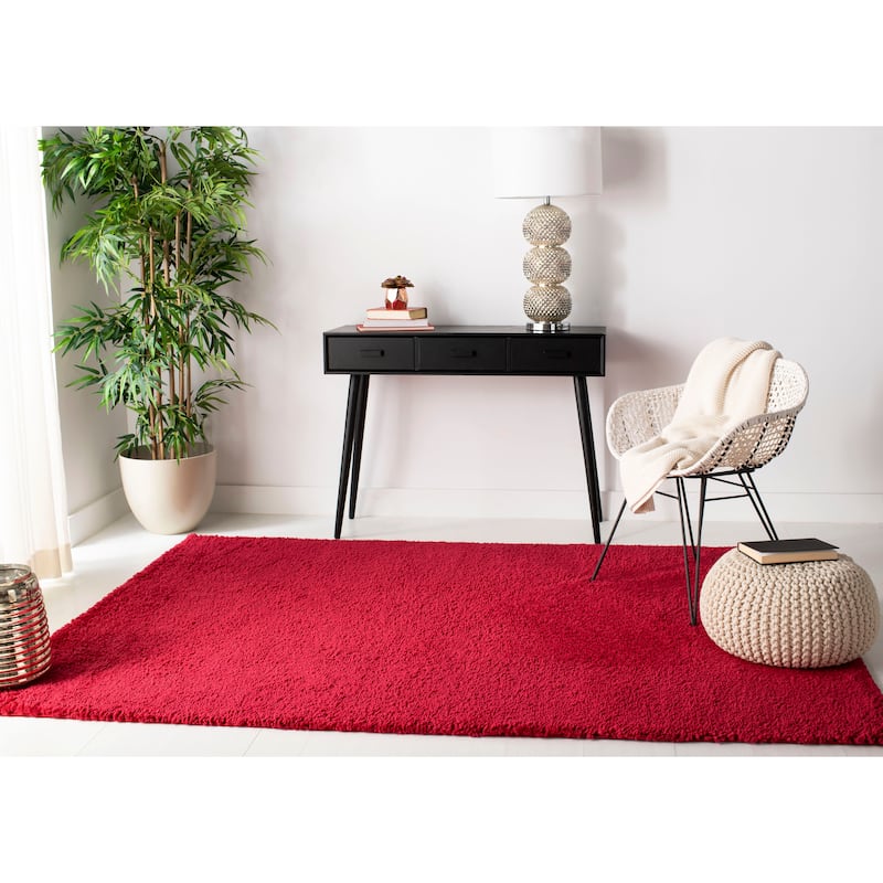 SAFAVIEH August Shag Solid 1.2-inch Thick Area Rug