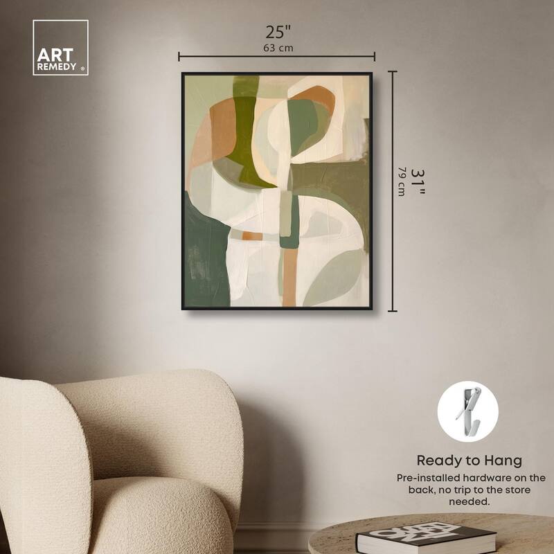 Hazy Shape Tapestry Canvas by Art Remedy