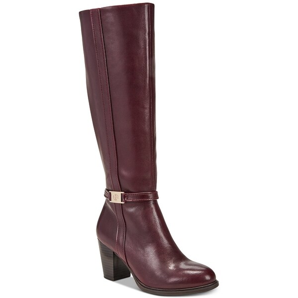 oxblood riding boots