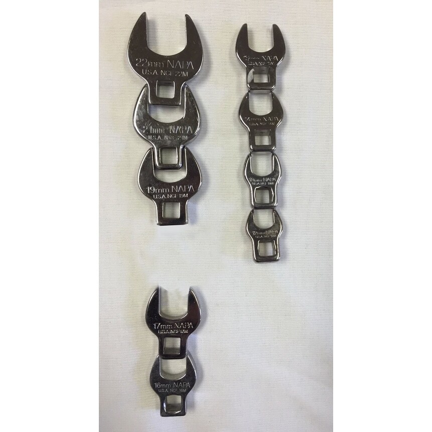Napa crowfoot on sale wrench set