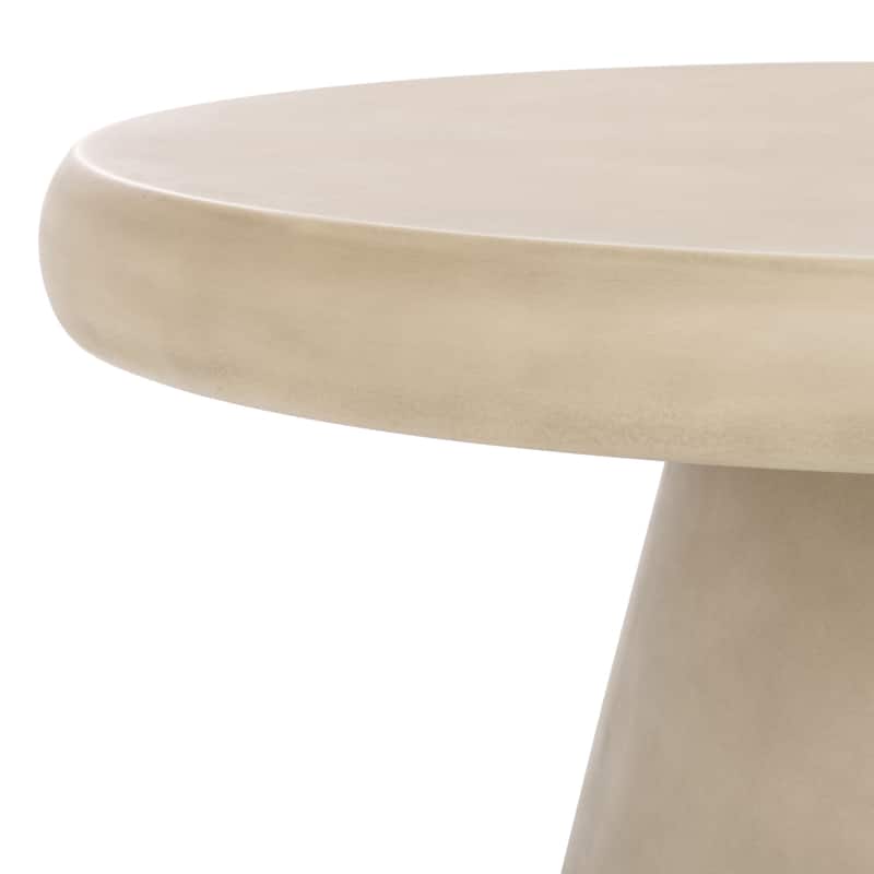 SAFAVIEH Couture Hayleen Round Concrete Coffee Table - 32"W x 32"D x 14"H