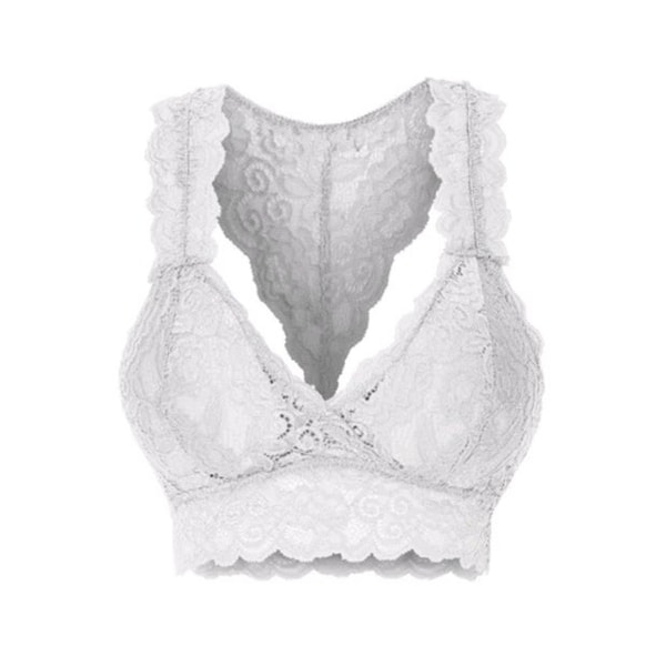 floral lace racerback bralette