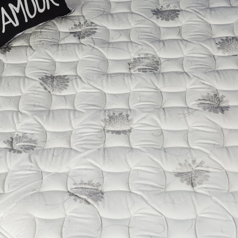 Nili Contemporary White King Tight Top Mattress by Furniture of America