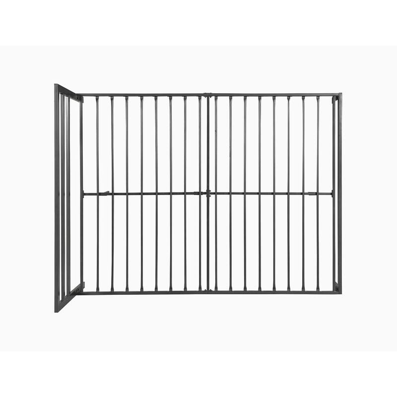 Queen Size Metal Bed with Headboard