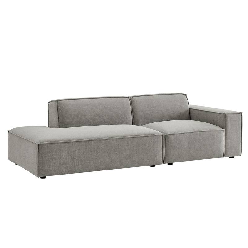 Restore 2-Piece Performance Fabric Upholstered Modular Loveseat