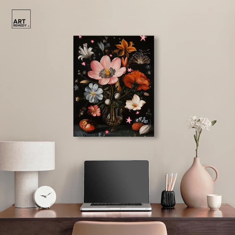 TANY's Floral Universe II Canvas by Art Remedy, Gallery Wrapped