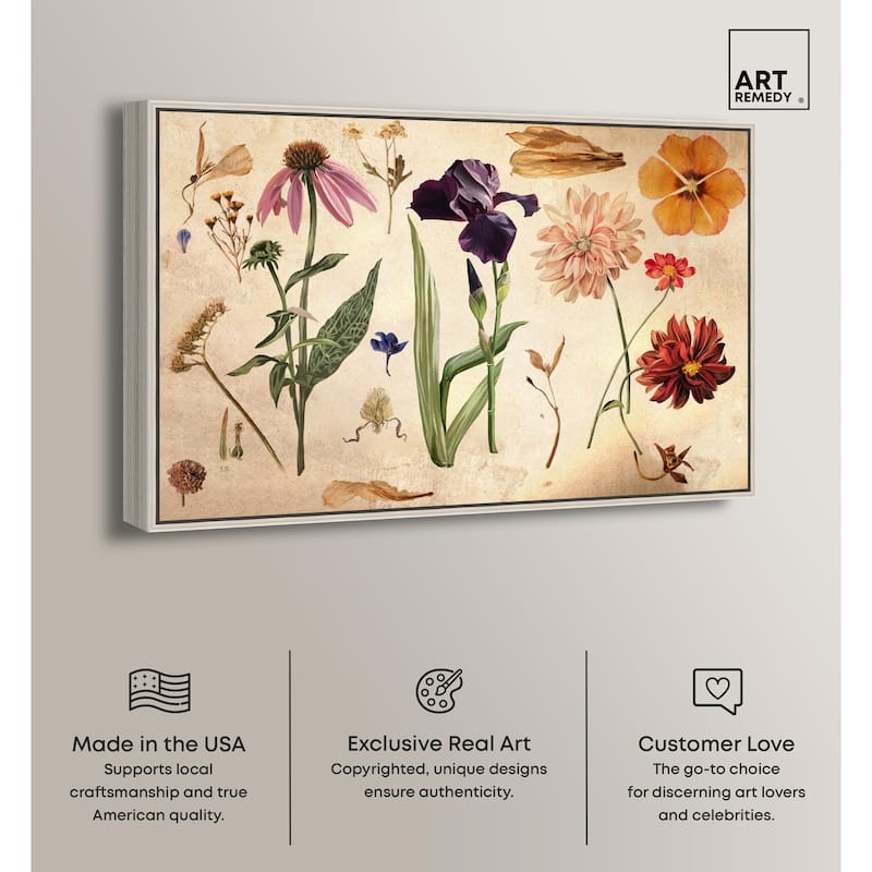 Floral Selection II Canvas by Art Remedy