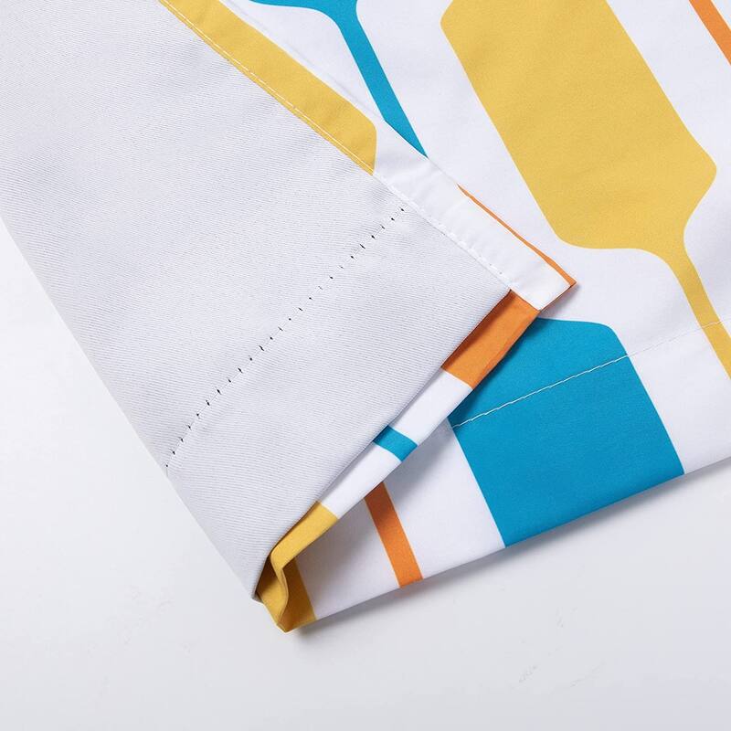 DriftAway Riley Geo Lined Window Curtain Valance