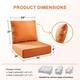 Option Orange Cushion