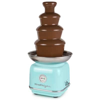 Nostalgia CLCF4AQ Classic Retro 4-Tier 2-Pound Chocolate Fondue Fountain