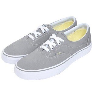 shiny white vans