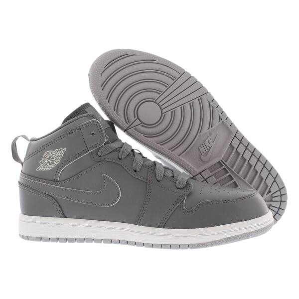 Shop Jordan Air Jordan 1 Mid Basketball Preschool Boy S Shoes