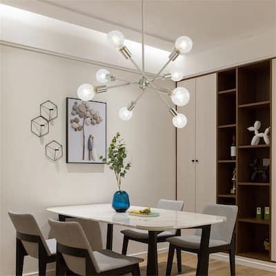 Statement Two-Tone Sputnik Chandelier