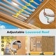 preview thumbnail 23 of 188, EROMMY Outdoor Louvered Pergola Gazebo with Adjustable Aluminum Rainproof Roof