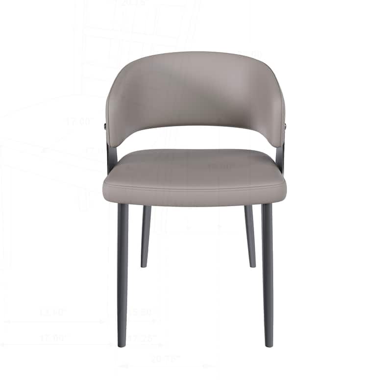 Versatile Set of 2 Dining Chairs with Ergonomic Design and Sturdy Construction