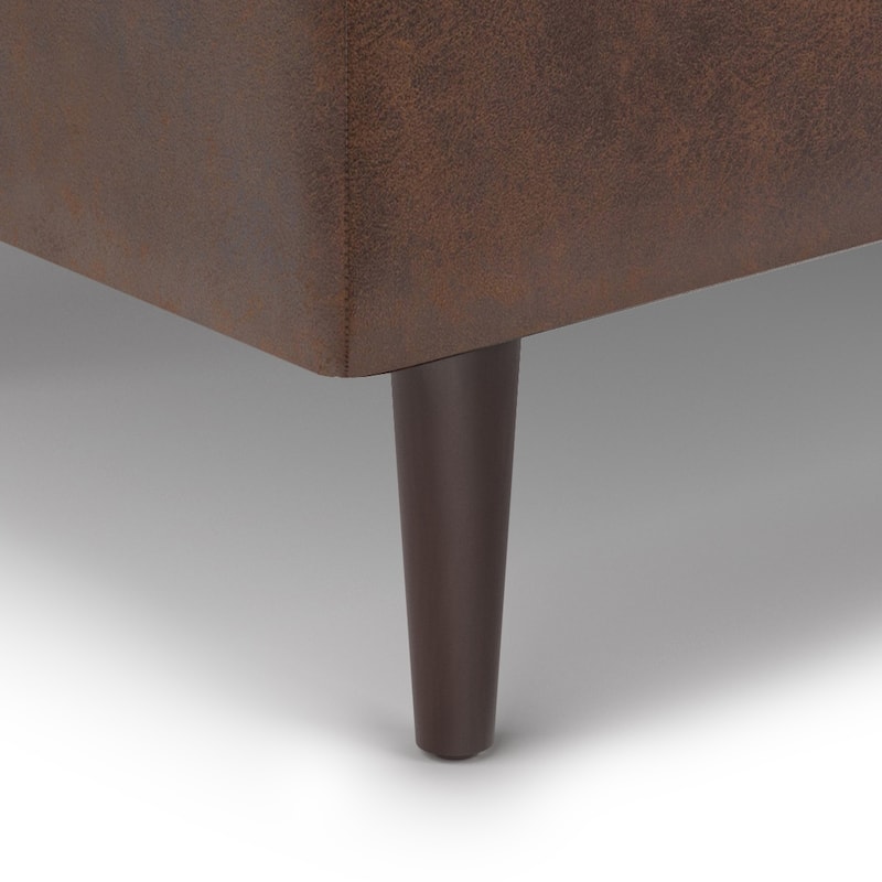 WYNDENHALL Blanchette Mid Century Modern Storage Ottoman