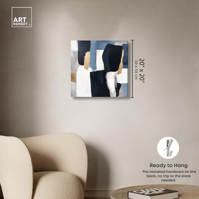 Assembled Color Pallete I Canvas by Art Remedy, Gallery Wrapped
