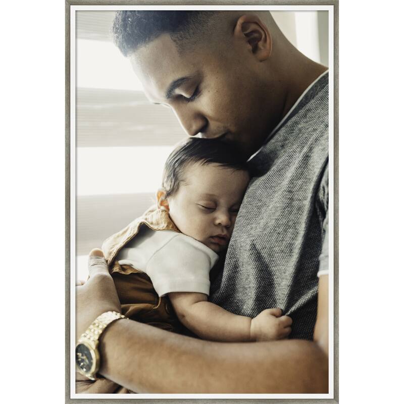 Lucie Black Framed Picture Frame, Photo Frame - 20x30 - Lucie Silver White