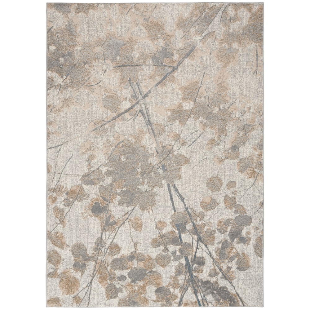 Calvin Klein CK950 Rush Indoor only Grey Abstract Area Rug