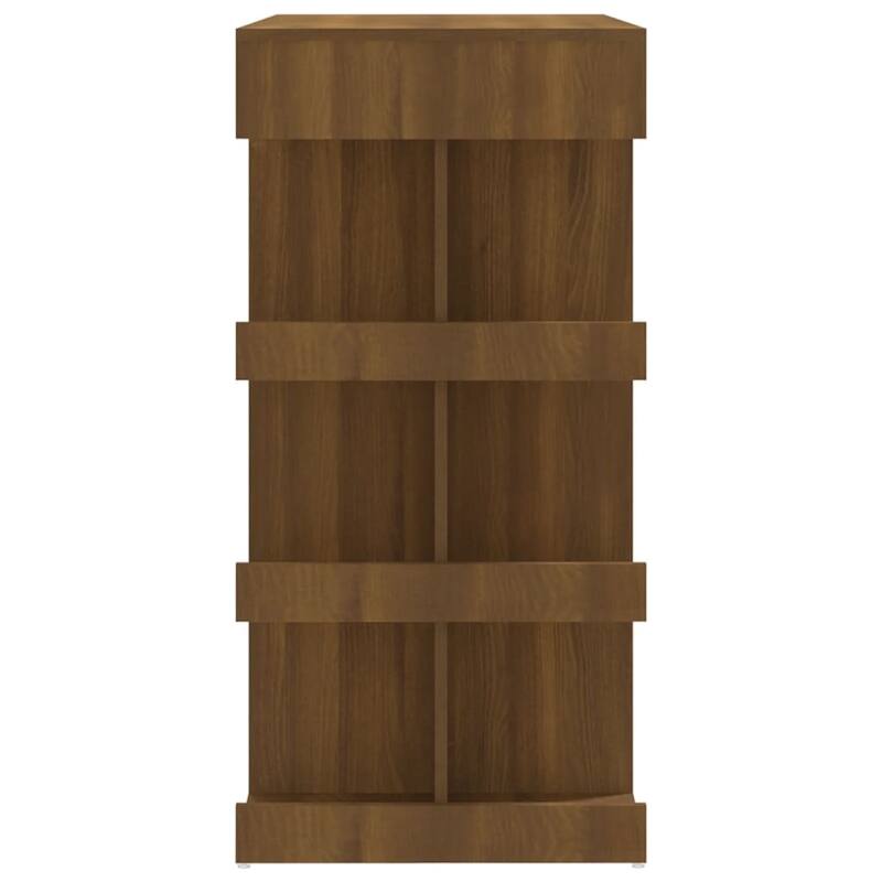 vidaXL Bar Table with Storage Rack 39.4"x19.7"x40" Engineered Wood - 39.4" x 19.7" x 40"