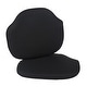 preview thumbnail 92 of 93, Klear Vu Gripper Omega Windsor Dining Chair Cushion Set Set of 2 - Midnight