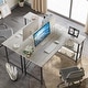 preview thumbnail 21 of 113, Small L Shaped Desk with Storage Shelves Corner Computer Desk