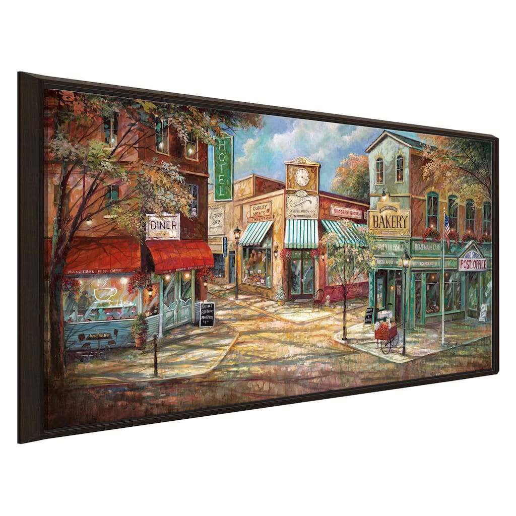 "Good Morning America" by Ruane Manning Print on Floating Canvas