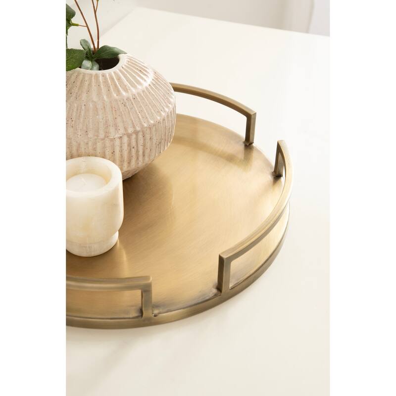 Kate and Laurel Gohana Decorative Metal Tray