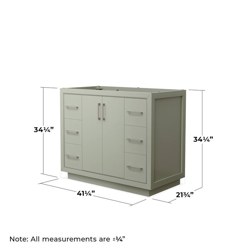 Wyndham Collection WCF1111-42S-CX-M34 Icon 42" Single Free Standing