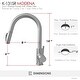 preview thumbnail 3 of 15, STYLISH Single Handle Pull Down Kitchen Faucet Lead Free cUPC