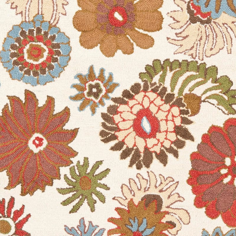 SAFAVIEH Handmade Blossom Arpita Modern Floral Wool Rug