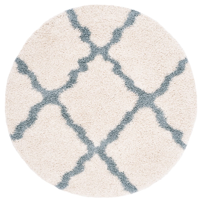 SAFAVIEH Dallas Shag Giusy Trellis 1.5-inch Thick Rug