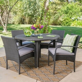 Outdoor Round Dining Set Christopher Knight Home