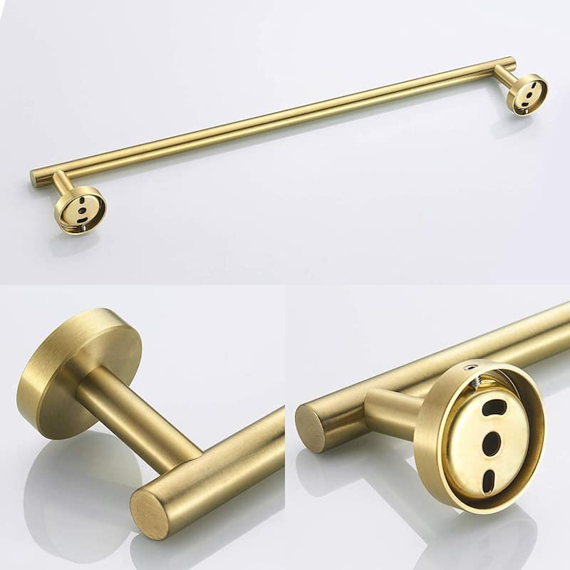 3 - Piece Bathroom Hardware Set - Gold