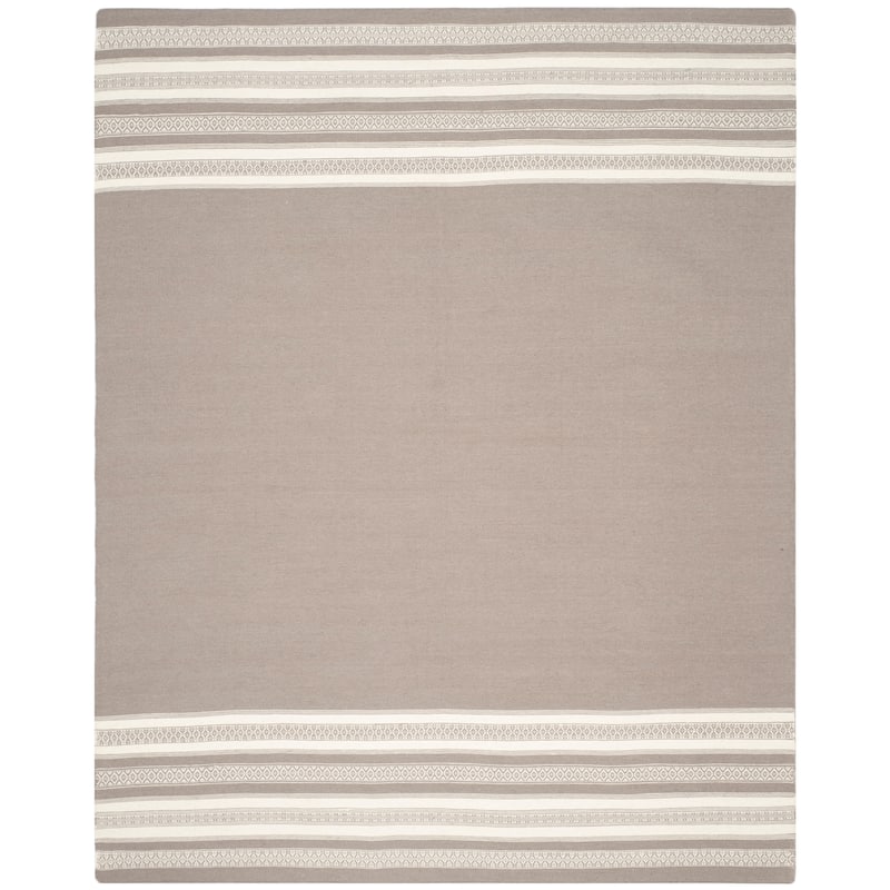 SAFAVIEH Handmade Flatweave Dhurries Mukhayyo Modern Wool Rug