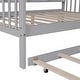 preview thumbnail 44 of 45, Modern Full Size House Bed Kids Bed with Trundle and Shelf,Solid Construction
