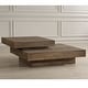 preview thumbnail 9 of 7, Uttermost Rustic Planes Modern Coffee Table - 19.5"H x 57"W x 47.25"D
