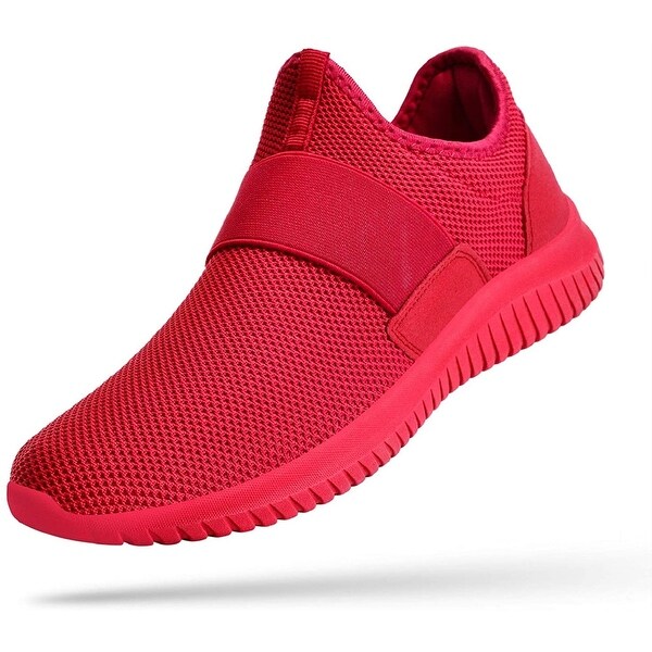 men's laceless athletic shoes