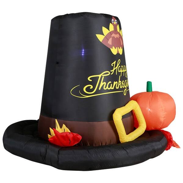 Shop Holidayana 6 Ft Tall Inflatable Thanksgiving Pilgrim Hat