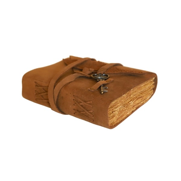 slide 2 of 6, Vintage Leather Journal