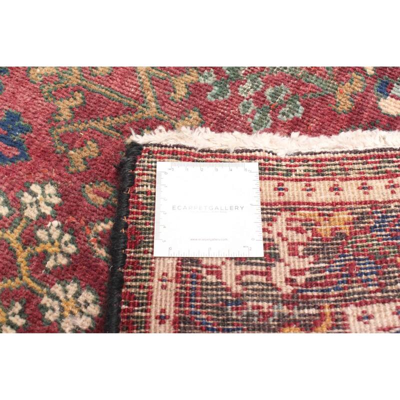 ECARPETGALLERY Hand-knotted Kayseri Burgundy Wool Rug - 4'2 x 6'9