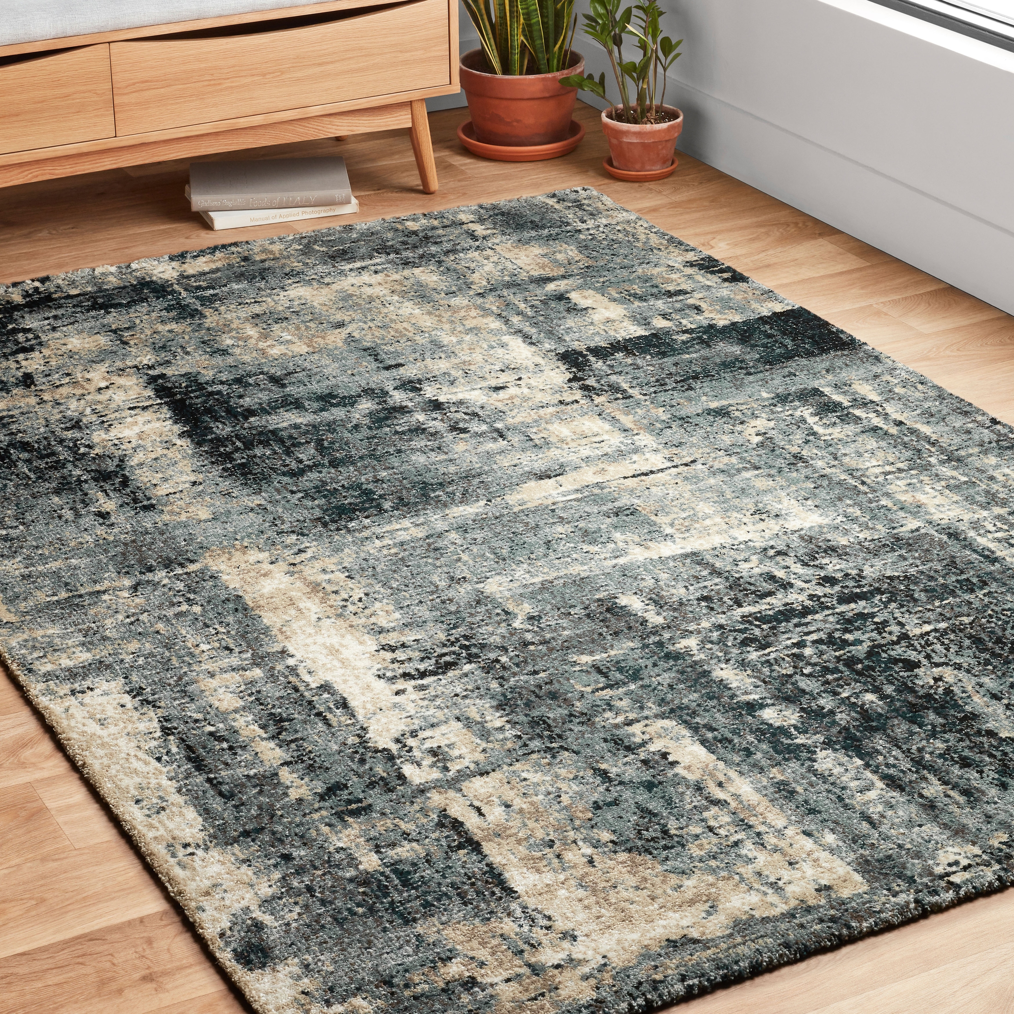 Alexander Home Glacier Abstract Modern & Contemporary Rug