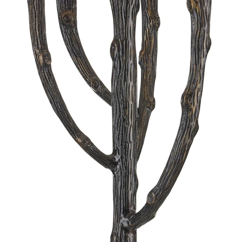 Currey & Company Mangrove Bronze Floor Lamp - 67.5"h x 20"dia.